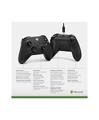 Microsoft Xbox Wireless Controller + Usb-c Cable - Black