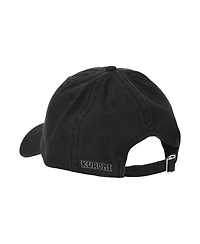 Kuromi Embroidered Character Face Black Unstructured Baseball Cap
