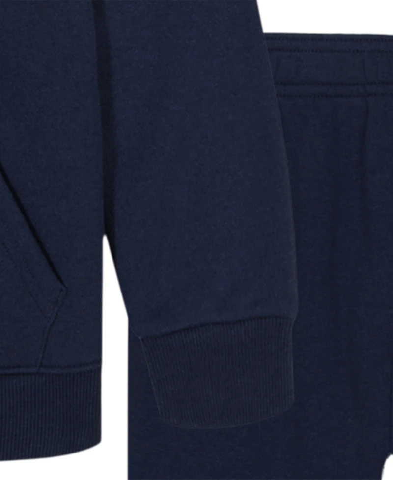 Under Armour Boys' 2T-7 Branded Logo Full-Zip Hoodie and Jogger Pants, 2-Piece Set