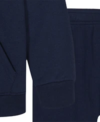 Under Armour Boys' 2T-7 Branded Logo Full-Zip Hoodie and Jogger Pants, 2-Piece Set