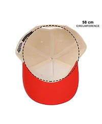 Super Mario Men's Bros Fire Mario White & Red Retro Grandpa Snapback Hat