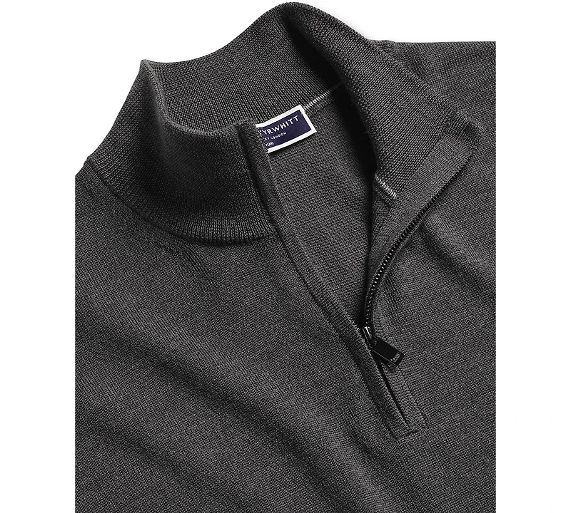 Charles Tyrwhitt Men's Quarter-Zip Sweater