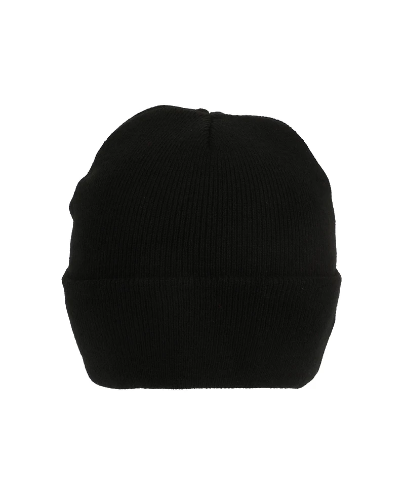 Minecraft Men's Printed Character Patches Black Cuff Beanie
