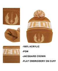 Star Wars Men's Jedi Order Brown Cuff Beanie