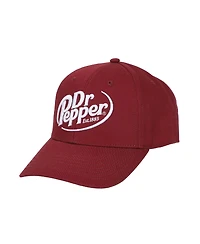 Dr. Pepper Men's Dr Pepper Embroidered 3D Logo Red Traditional Adjustable Hat