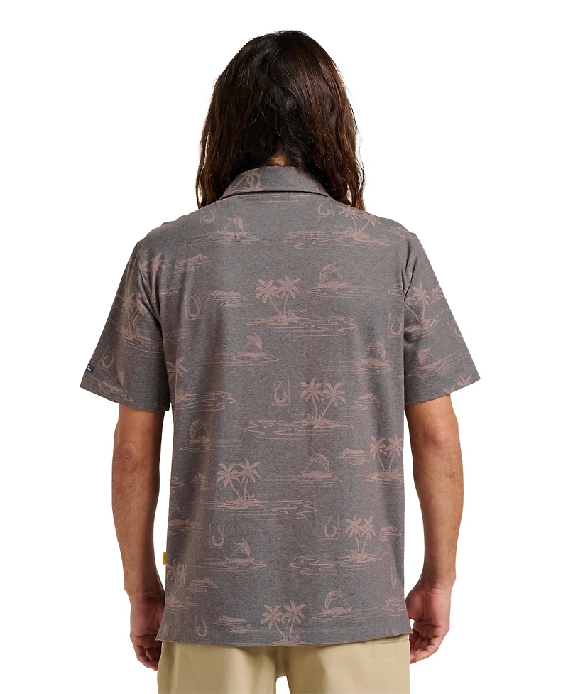 Quiksilver Waterman Men's Island Daze Polo Shirt