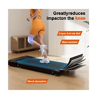 Superun 39.37 inches Belt Walking Smart Treadmills for Home Office, 2.5HP Portable Treadmills with Remote Control