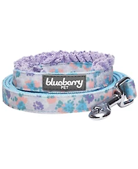Blueberry Pet Embroidered Paisley Bed with Fully Removable and Washable Cover and Squeaky Pillow Toy