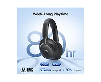 Baseus Bass BH1 Nc Adaptive Anc Wireless Headphones – Ldac Hi-Res Audio, Real-Time Noise Cancelling, SuperBass 2.0, 80H Playtime