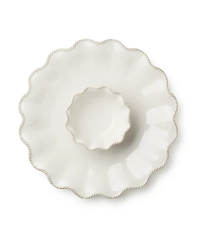 Certified International Heritage 2-Pc. Chip and Dip Bowl Set