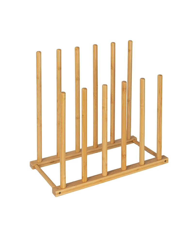 Household Essentials Bamboo 6 Pair Boot Rack, Natural