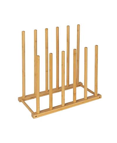 Household Essentials Bamboo 6 Pair Boot Rack, Natural