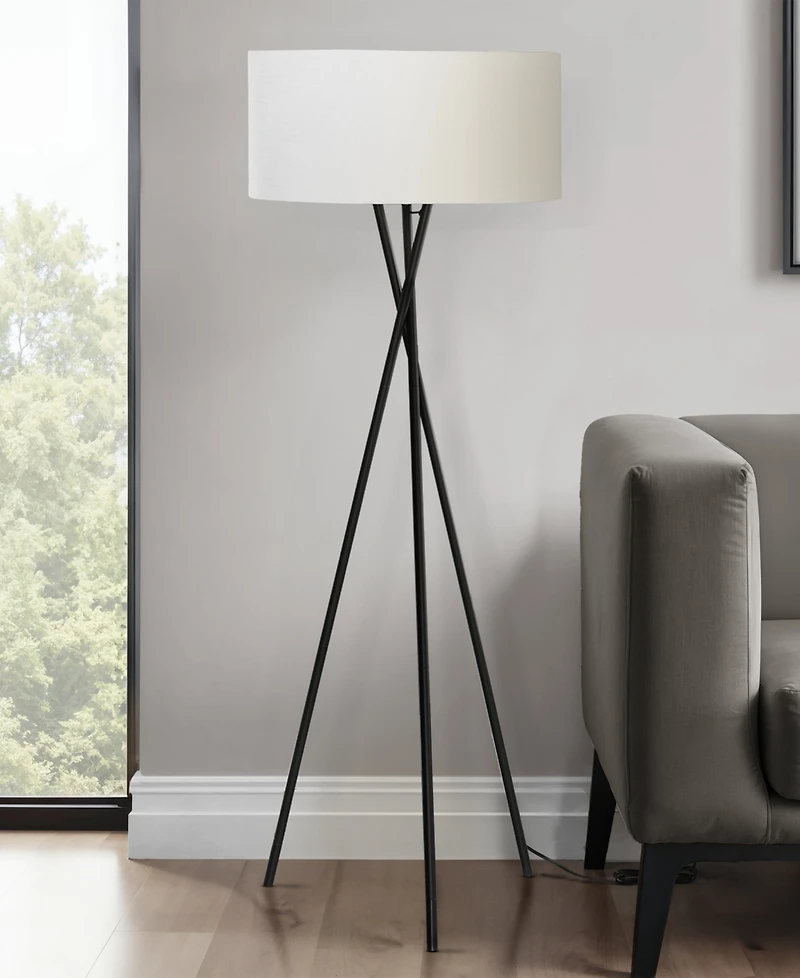 Monarch Specialties Lighting 62" Metal Tripod Floor Lamp