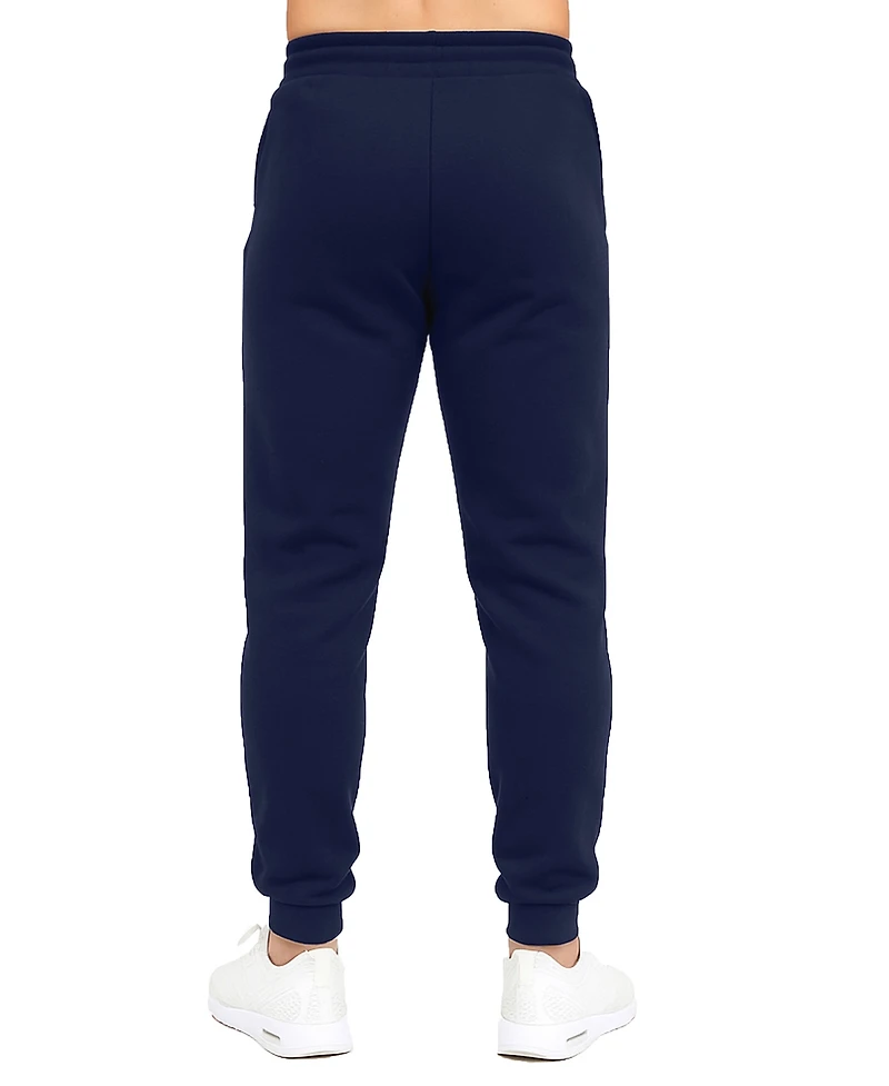 Blu Rock Men's Modern-Fit Heavyweight Jogger Sweatpants with Zipper Side Pockets