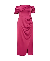 City Chic Plus Paloma Off Shoulder Maxi Dress