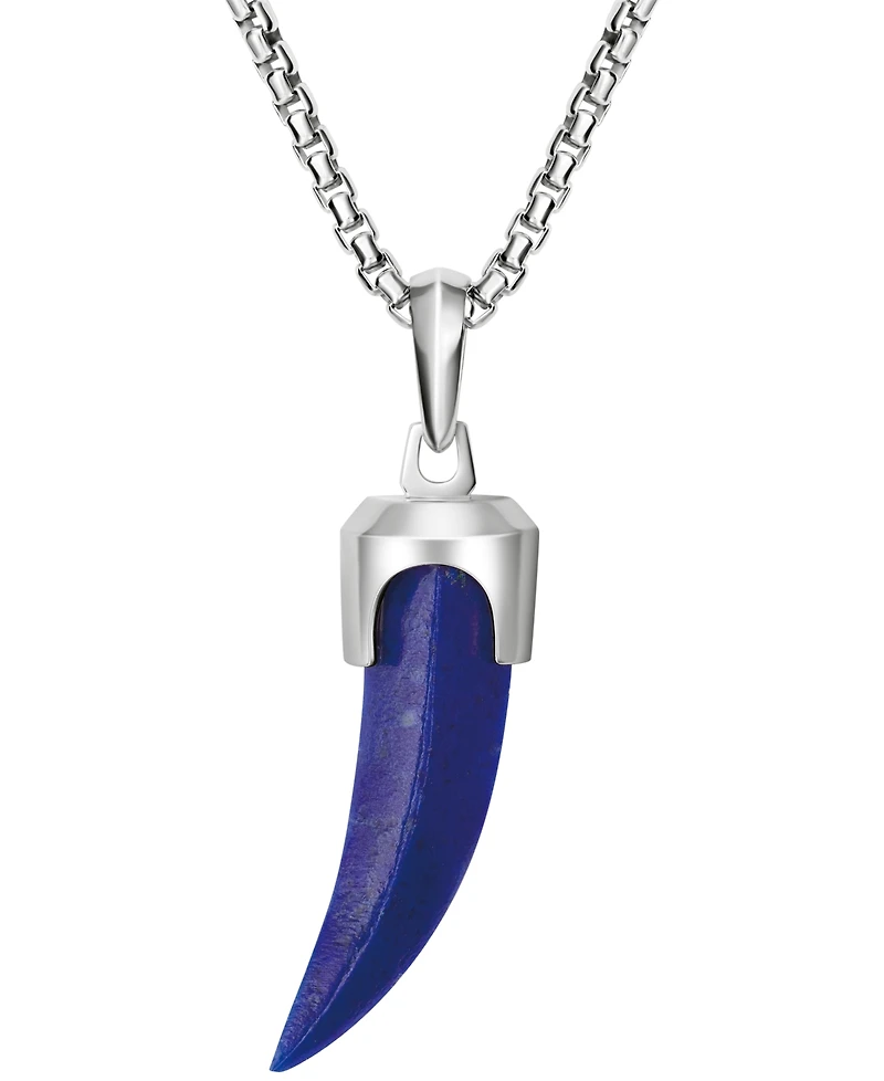 Bulova Men's Sterling Silver Pendant Necklace