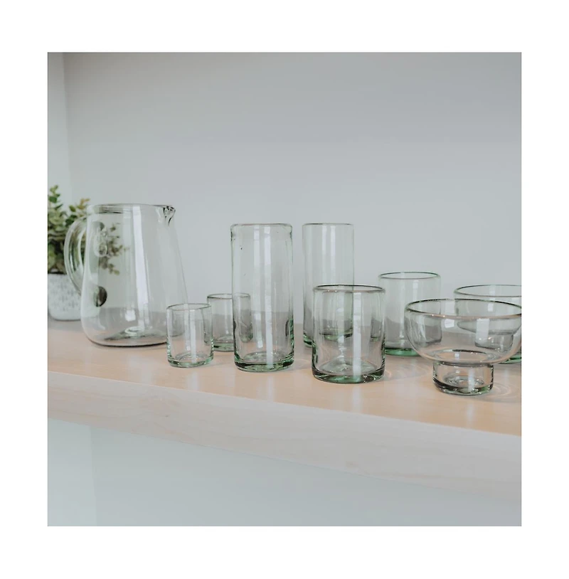 Verve Culture Handblown Glasses Highball Tamarind - Set of 4