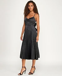 Katia Rae Juniors' Tie-Back Detail Midi Dress