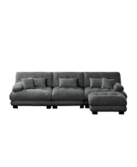 Streamdale Luxury Modular Sectional Sofa Couch, Oversized L Shaped Cloud Couch