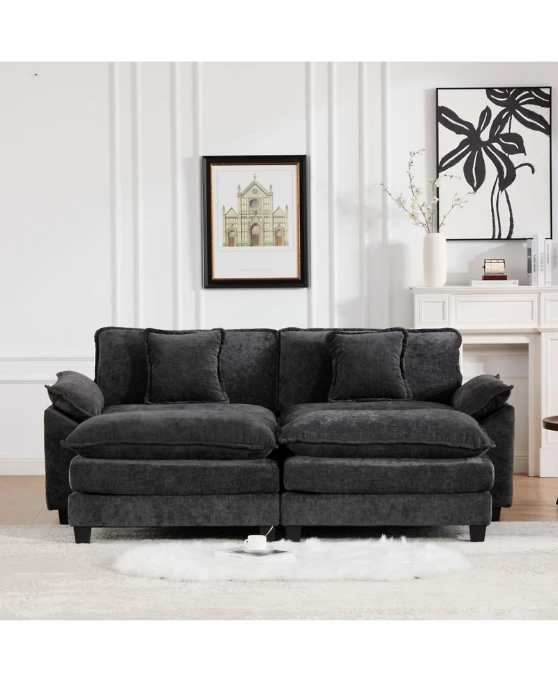 Streamdale Cloud Couch: Ultimate Comfort Chenille Sofa with Ergonomic Support