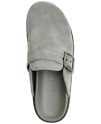 Coach Men's Buckle Slip-On Clogs