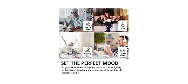 Contixo LB2 Smart Wifi Light Bulb PAR38 E26 Dimmable Recessed (2-Pack)