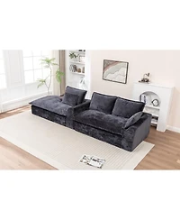 Streamdale 103" Cloud Sectional Couch with L-Shape Chaise, Modern Modular Sofa