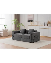 Streamdale Furniture Free combination sofa, reclining, ultra-comfortable double modular sofa