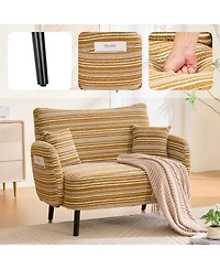 Streamdale Furniture Streamdale Modern two-seater sofa with armrests, pillows