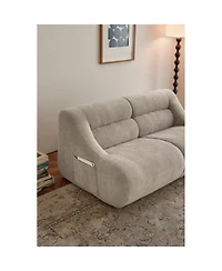 Streamdale Furniture Streamdale Shoes sofa-in-a-Box, Memory Foam 2-Seater Couch, Beige