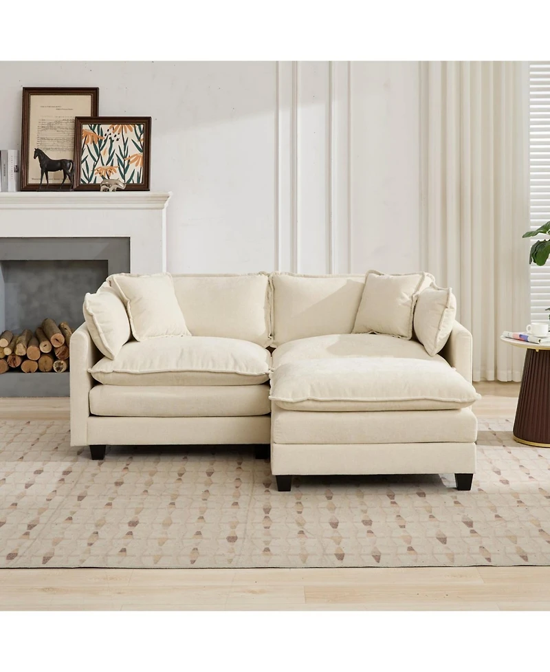 Streamdale Cloud Couch: Ultimate Comfort Chenille Sofa with Ergonomic Support