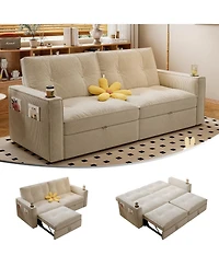 Streamdale Furniture Multi-Functional Convertible Sofa Bed 2-in-1 (for Sitting & Sleeping