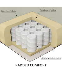 Homcom Massage Recliner Sofa with Heat Function, Remote Control