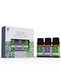 3 pack of 100% Pure Essential Oils (Eucalyptus, Lavender & Tea Tree)