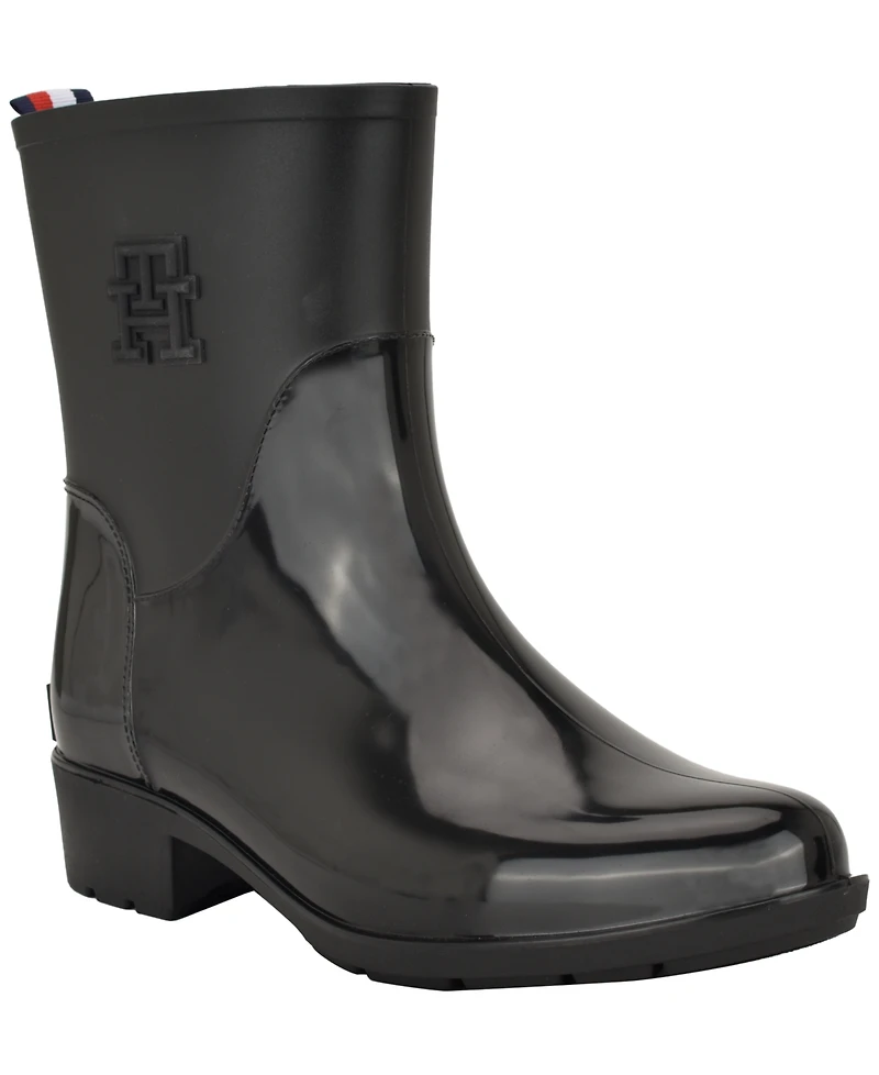 Tommy Hilfiger Women's Kippa Pull On Narrow Calf Rain Boots