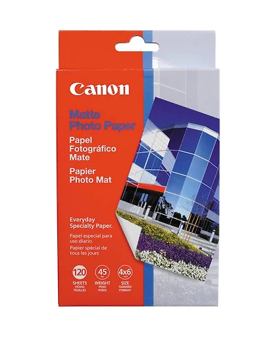Canon Matte Photo Inkjet Paper, 8.5 mil., 4x6", 120 Sheet Pack