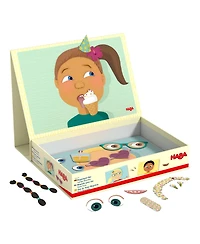 Haba Magnetic Puzzle Funny Faces Mix & Match Travel Activity