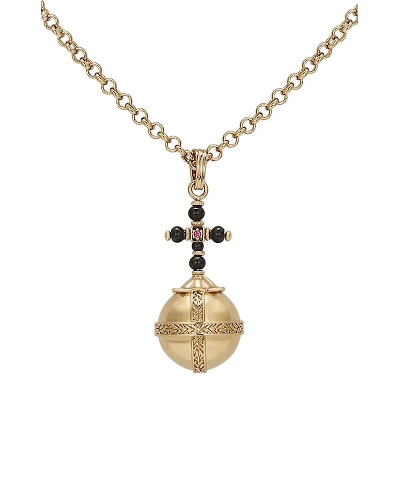 Retro Chic Globus Cruciger Necklace