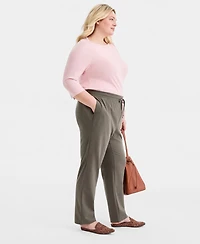 Style & Co Plus Knit Pull-On Pants, Exclusively at Macy's