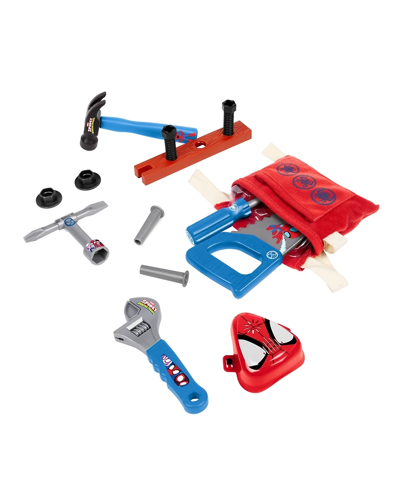 World Tech Toys Spidey and His Amazing Friends Carpenter Playset, 14-Pieces