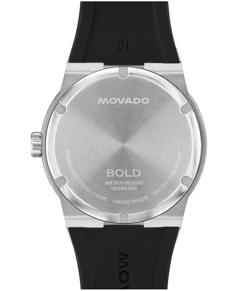 Movado Men's Bold Fusion Swiss Quartz Silicone Watch