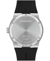 Movado Men's Bold Fusion Swiss Quartz Silicone Watch