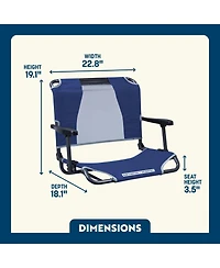 Gci Big Comfort Stadium Chair With Armrests