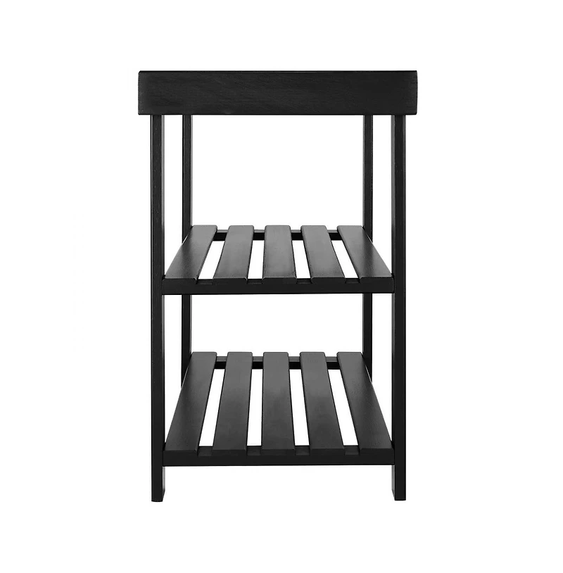 Slickblue 3-Tier Shoe Rack Bench for Entryway Shoe Storage Organizer