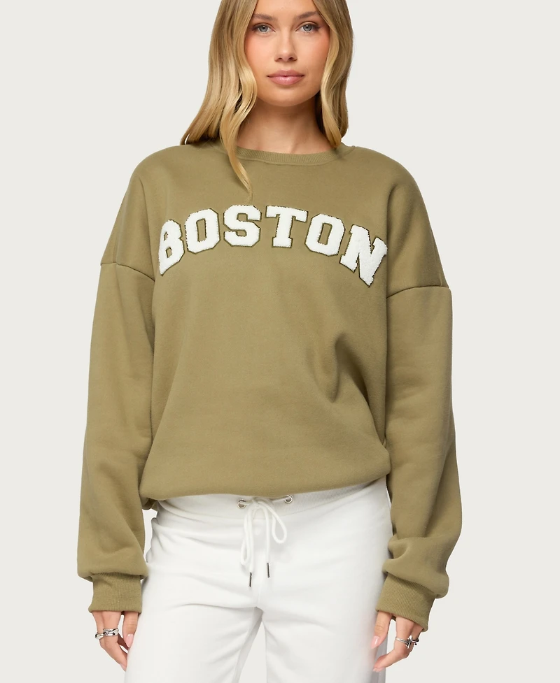 Edikted Women's Boston Girl Sweatshirt