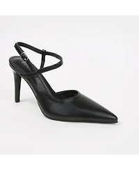 Berness Women's Charise Wrap Around Ankle Strap Heels