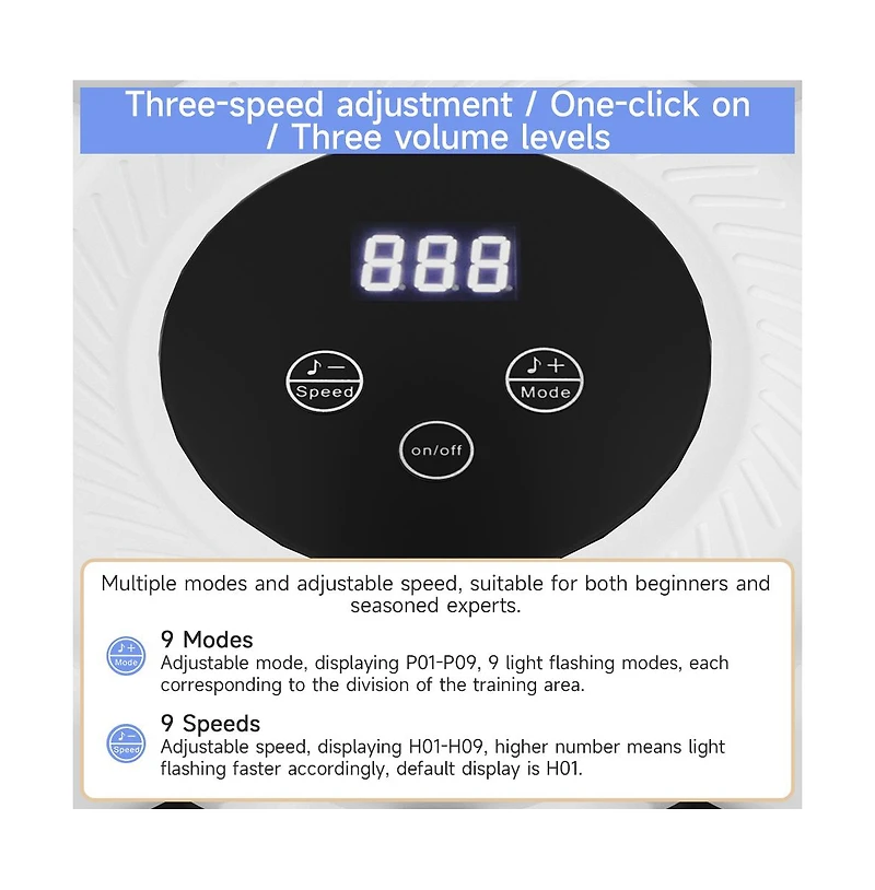 Artudatech Bluetooth Boxing Machine with 9 Modes for Speed, Strength & Reaction Training