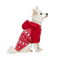 Blueberry Pet Christmas Holiday Reindeer & Snowflake Dog Apparel