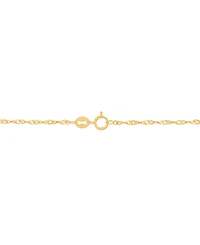 Macy's Solid Singapore Chain Necklace in 14K Yellow Gold