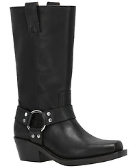 Frye and Co. Women's Lorrie Harness Stacked Heel Boots